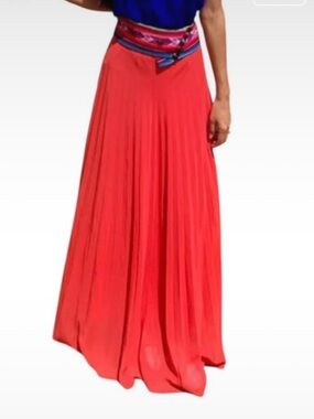 Flowing Coral Maxi Skirt (waistband not included)